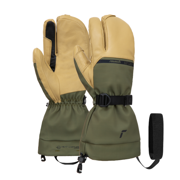 Reusch Discovery GORE-TEX TOUCH-TEC Lobster 6202905 5490 grün beige 1